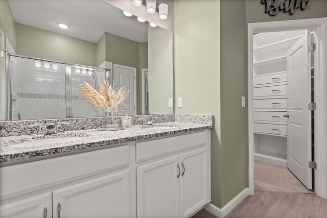 1174 Tupelo Trl, Haines City, FL 33844 - full bath with double vanity and a shower stall