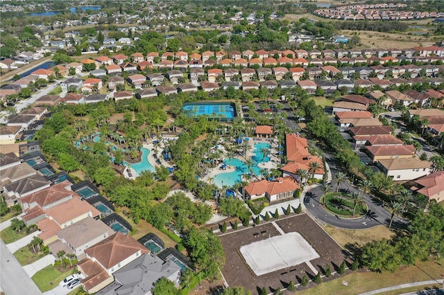 1158 Oak Bluff Dr, Davenport, FL 33837 - aerial view of property's location featuring a pool area