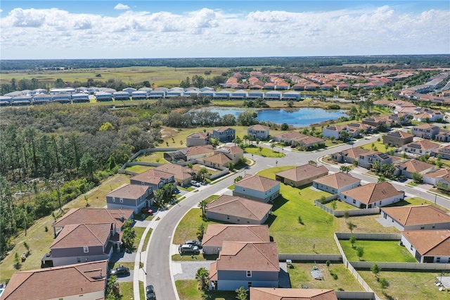 1158 Oak Bluff Dr, Davenport, FL 33837 - aerial view of residential area featuring a large body of water