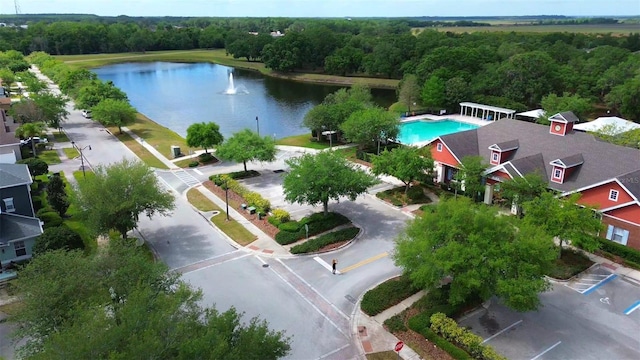 4730 Capital Blvd, Saint Cloud, FL 34769 - birds eye view of property with a forest view and a water view