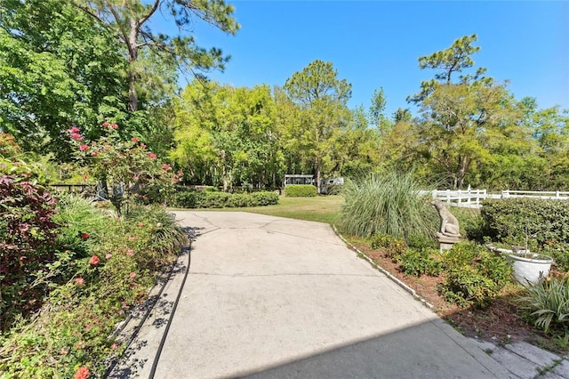 surrounding community with fence
