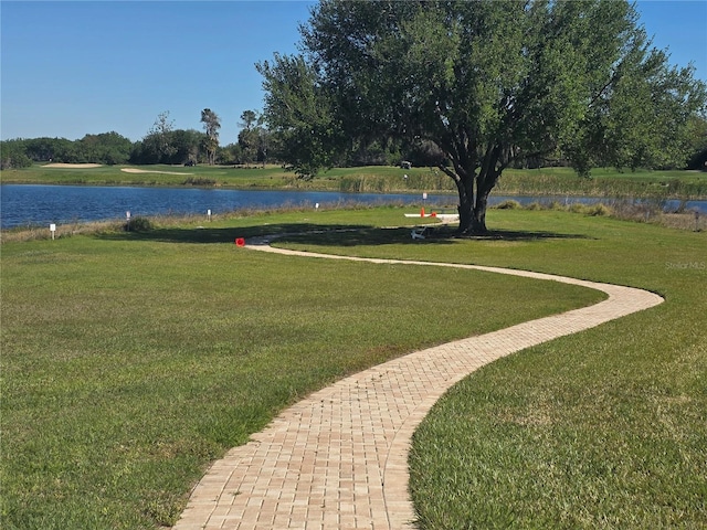 15149 Canoe Pl, Winter Garden, FL 34787 - view of yard with a water view
