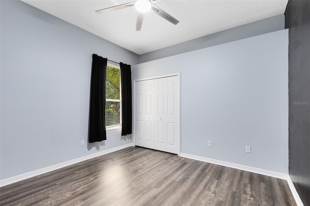 640 Brookfield Pl, Apopka, FL 32712 - unfurnished room featuring dark wood-style flooring, baseboards, and ceiling fan