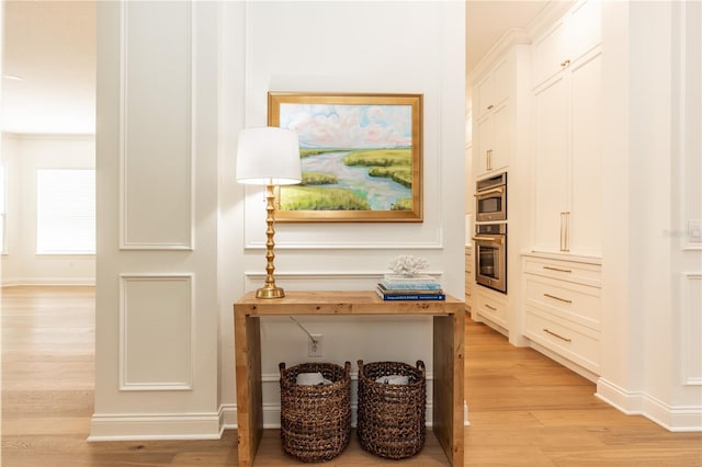 25813 Feather Ridge Ln, Sorrento, FL 32776 - hallway with light wood-style flooring