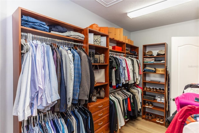 25813 Feather Ridge Ln, Sorrento, FL 32776 - spacious closet featuring wood finished floors
