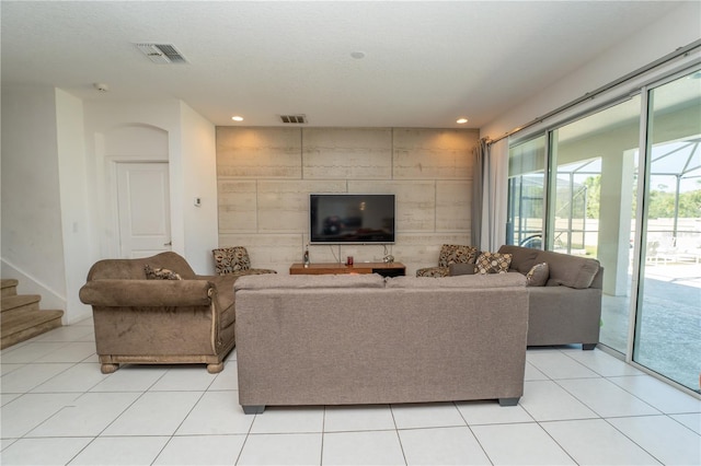 2659 Calistoga Ave, Kissimmee, FL 34741 - living area featuring visible vents, recessed lighting, and light tile patterned floors