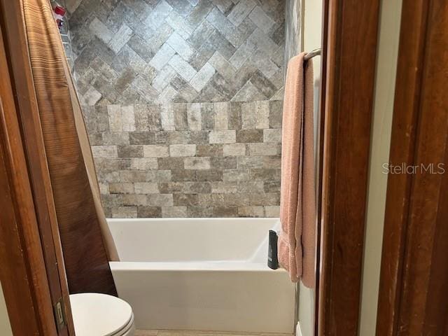 1500 Markham Woods Rd, Longwood, FL 32779 - full bathroom with toilet and shower / bathtub combination with curtain