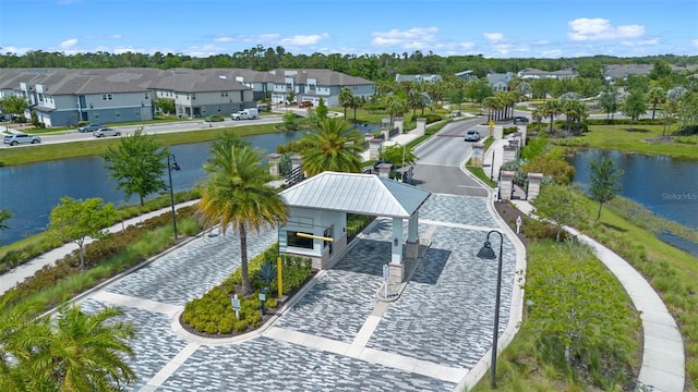 2011 Soaring Oak Way, Winter Park, FL 32792 - birds eye view of property featuring a water view and a residential view