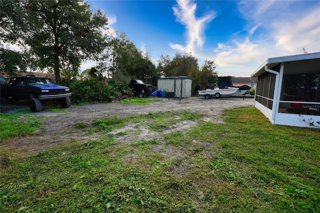 1491 Lavender St, Deltona, FL 32725 - view of yard with a sunroom