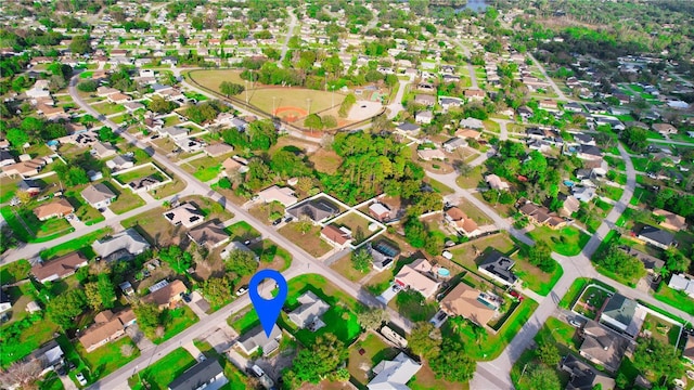 1491 Lavender St, Deltona, FL 32725 - drone / aerial view with a residential view