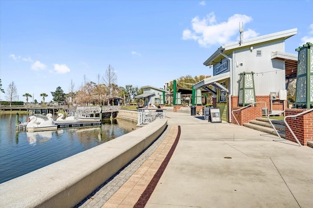 927 City Walk Ln, Oviedo, FL 32765 - dock area with a water view