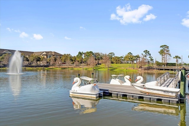 927 City Walk Ln, Oviedo, FL 32765 - dock area with a water view