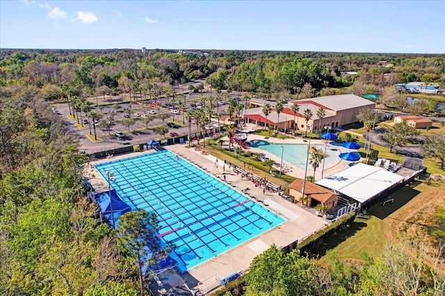 927 City Walk Ln, Oviedo, FL 32765 - birds eye view of property with a view of trees