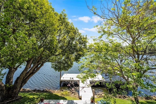 7706 Waunatta Ct, Winter Park, FL 32792 - dock area featuring a water view