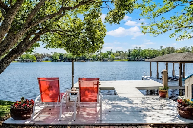 7706 Waunatta Ct, Winter Park, FL 32792 - dock area with a water view
