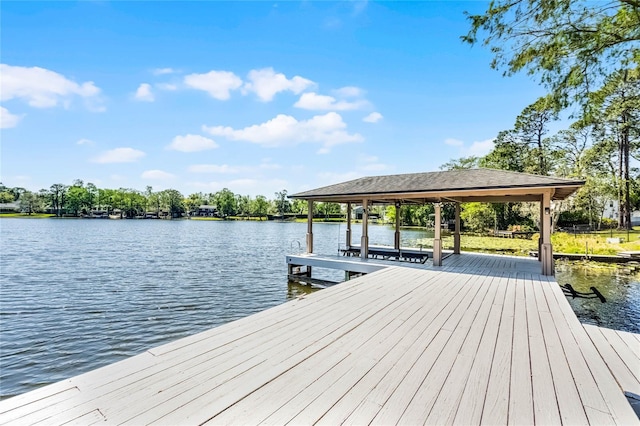 7706 Waunatta Ct, Winter Park, FL 32792 - dock area featuring a water view