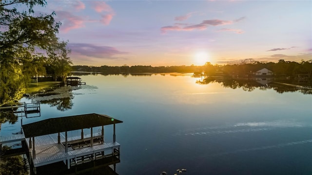 7706 Waunatta Ct, Winter Park, FL 32792 - dock area featuring a water view