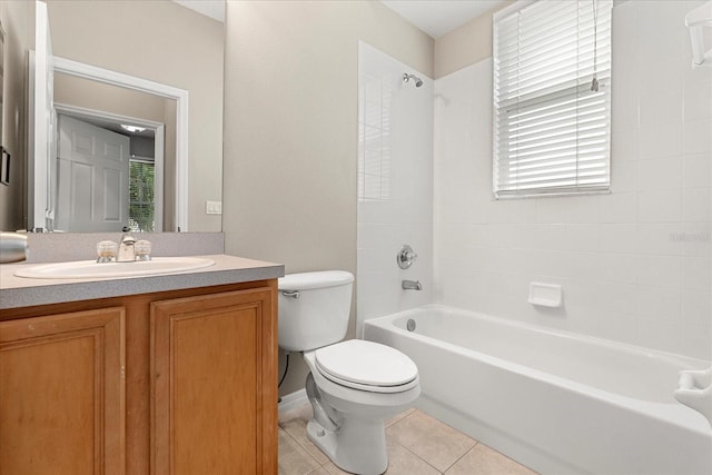 529 Tuten Trl, Orlando, FL 32828 - bathroom with a wealth of natural light, tile patterned flooring, vanity, and toilet