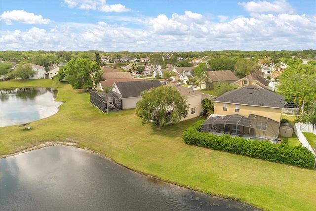 529 Tuten Trl, Orlando, FL 32828 - aerial view featuring a water view and a residential view