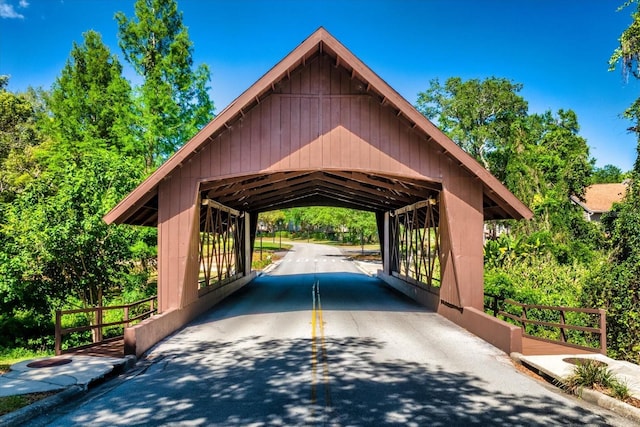 view of home's community with a carport