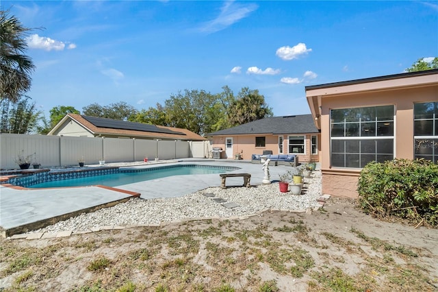 8720 Larwin Ln, Orlando, FL 32817 - view of pool featuring a fenced backyard, a patio area, and a fenced in pool