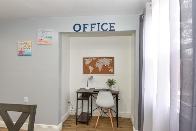 103 Mason Park Dr, Daytona Beach, FL 32117 - office space featuring wood finished floors and baseboards