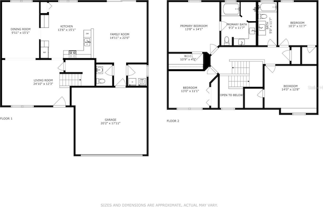 1402 Missouri Pl, Poinciana, FL 34759 - property floor plan