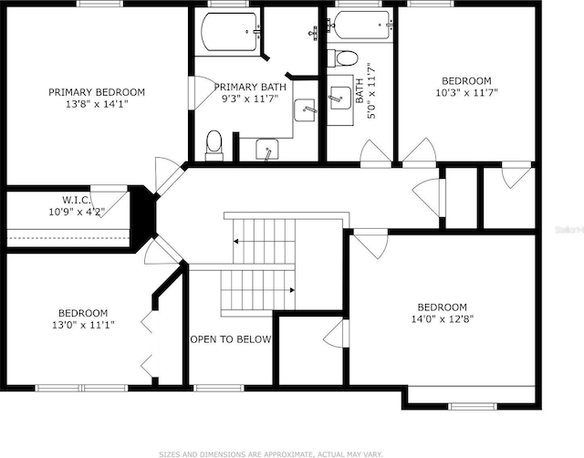 1402 Missouri Pl, Poinciana, FL 34759 - property floor plan