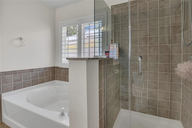 1510 Pier St, Clermont, FL 34711 - full bathroom with a bath and tiled shower