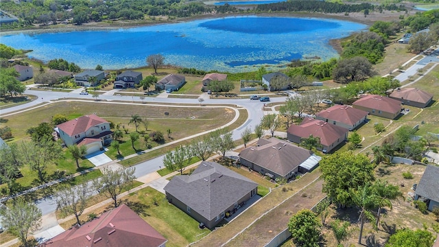 1510 Pier St, Clermont, FL 34711 - birds eye view of property with a residential view and a water view