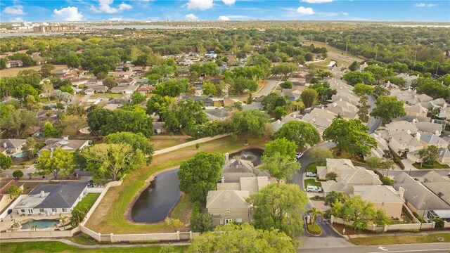 7003 Somerton Blvd, Orlando, FL 32819 - aerial view with a water view and a residential view