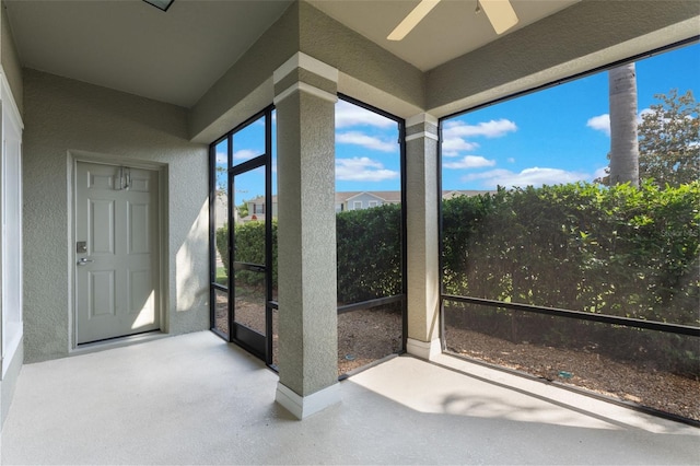 1197 Tallow Rd, Apopka, FL 32703 - unfurnished sunroom featuring a textured wall