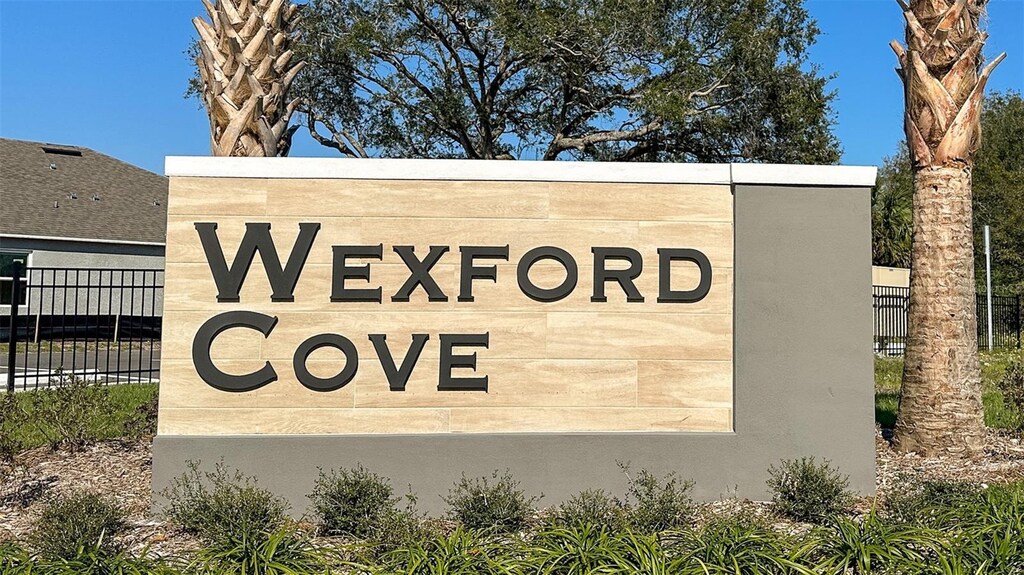 4247 Acoma Dr, Ormond Beach, FL 32174 - community sign with fence