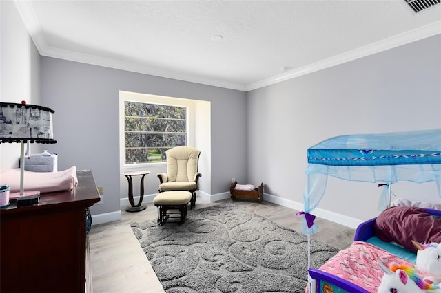 835 Dyson Dr, Winter Springs, FL 32708 - sitting room with ornamental molding and wood finished floors