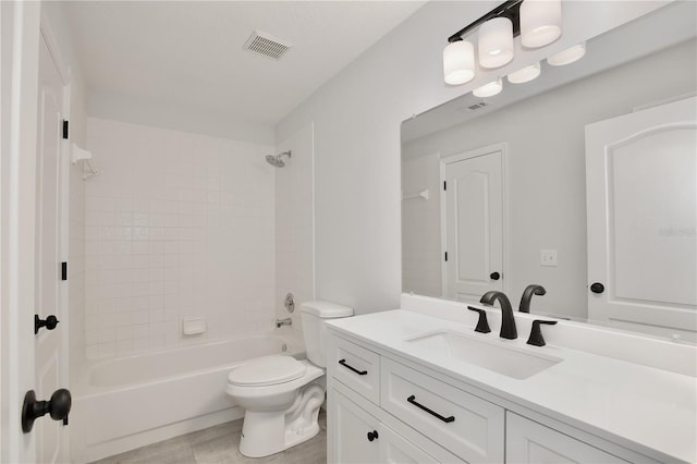 542 Terrace Cove Way, Orlando, FL 32828 - full bath featuring shower / bath combination, visible vents, vanity, and toilet