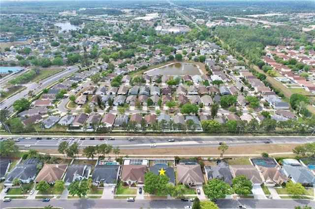 542 Terrace Cove Way, Orlando, FL 32828 - aerial view with a residential view and a water view