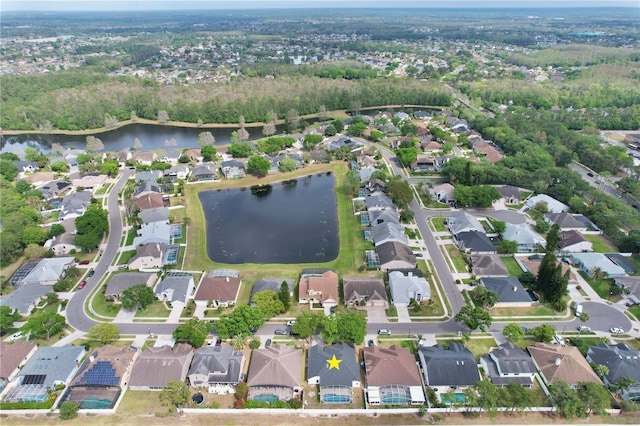 542 Terrace Cove Way, Orlando, FL 32828 - birds eye view of property featuring a residential view and a water view
