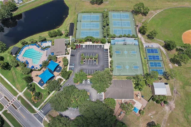 542 Terrace Cove Way, Orlando, FL 32828 - aerial view with a water view