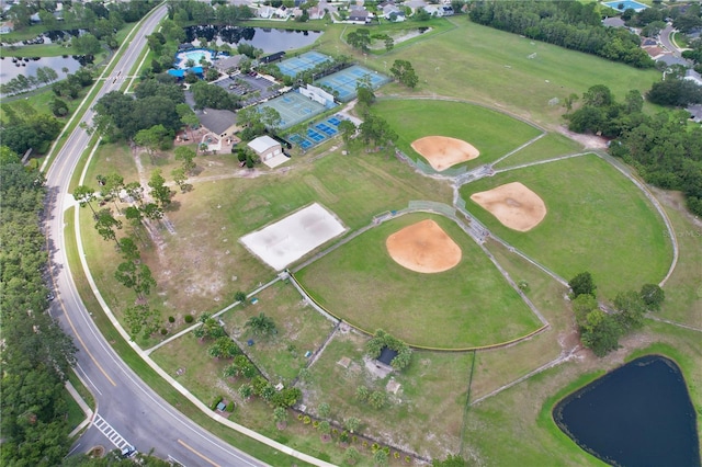 542 Terrace Cove Way, Orlando, FL 32828 - bird's eye view with a water view