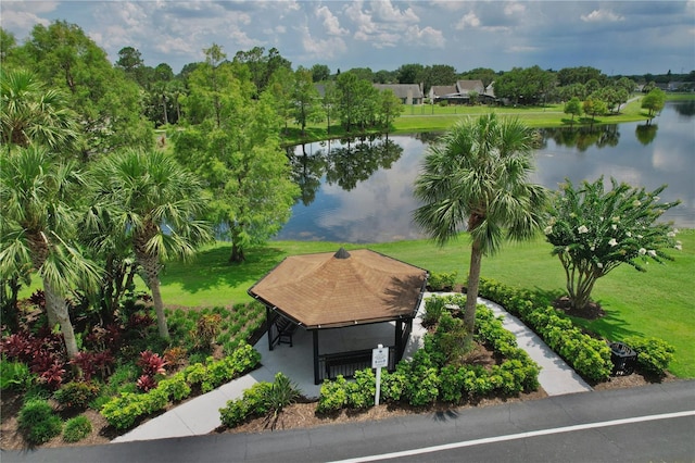 542 Terrace Cove Way, Orlando, FL 32828 - view of community featuring a gazebo and a water view