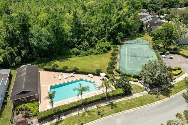 321 Moffat Loop, Oviedo, FL 32765 - aerial view of property and surrounding area featuring a pool