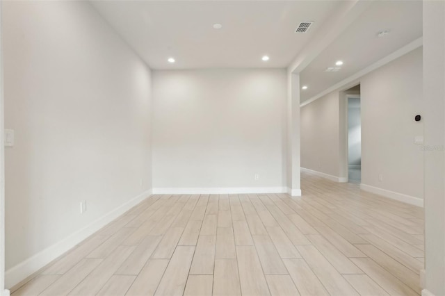 2785 Park Ridge St, Apopka, FL 32712 - spare room with light wood-style floors and recessed lighting