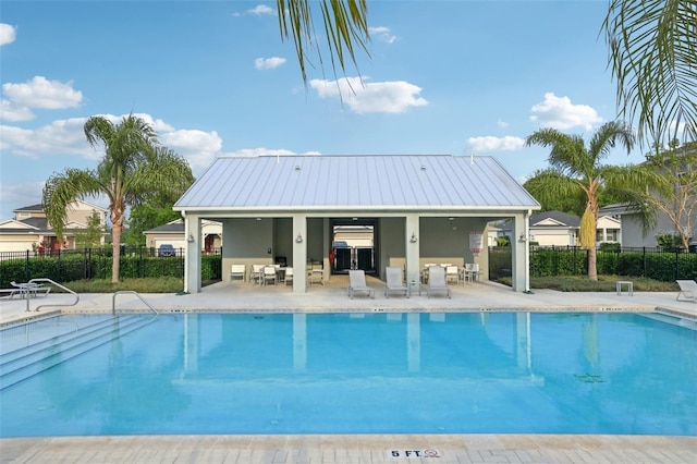 2785 Park Ridge St, Apopka, FL 32712 - community pool featuring a patio and an outdoor structure