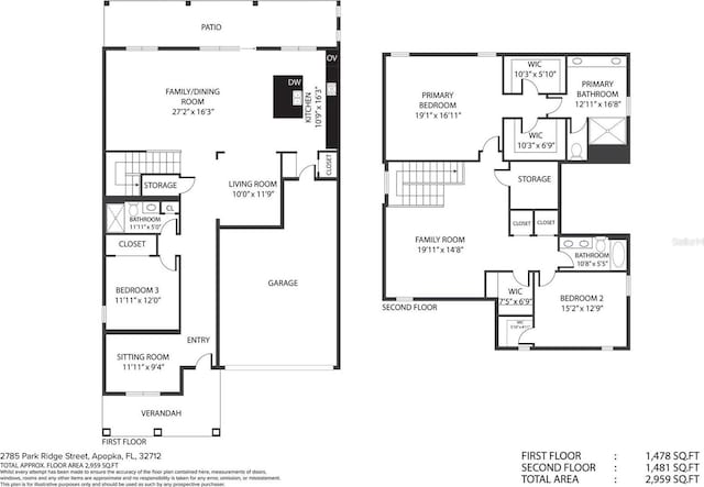 2785 Park Ridge St, Apopka, FL 32712 - view of room layout