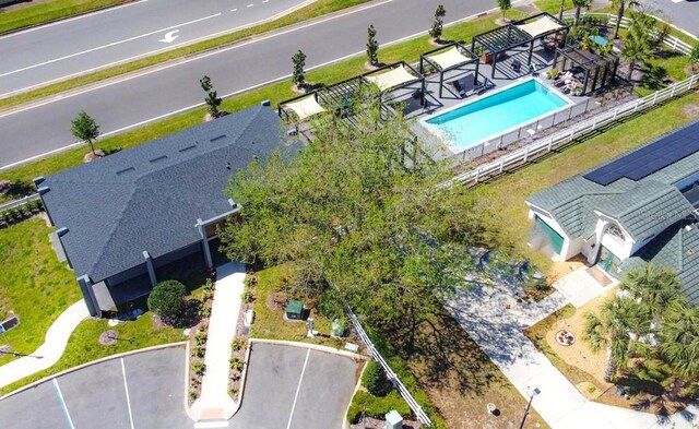 3296 Tranquil Trl, Kissimmee, FL 34747 - bird's eye view of a pool area