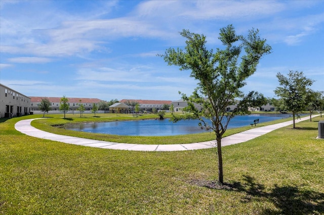 view of water feature