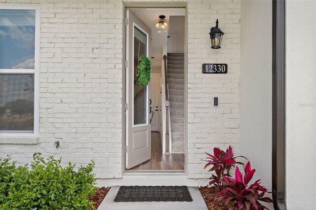 12330 Koshiba Aly, Orlando, FL 32827 - entrance to property with brick siding