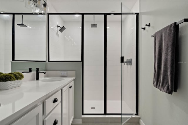 12330 Koshiba Aly, Orlando, FL 32827 - bathroom with vanity and a shower stall