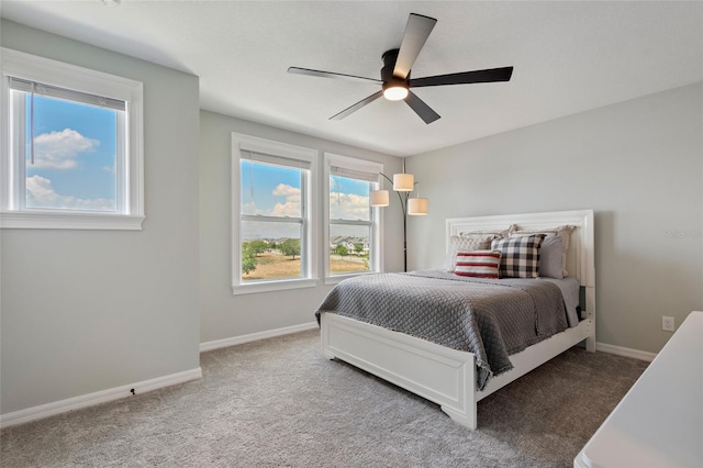 12330 Koshiba Aly, Orlando, FL 32827 - bedroom featuring baseboards, carpet flooring, and a ceiling fan