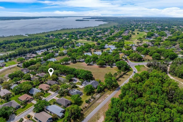 39900 Bayview Dr, Lady Lake, FL 32159 - aerial view featuring a water view and a residential view